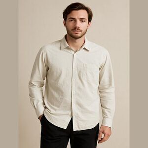 Firethorn Silver Men's Long Sleeve Shirt Extra Large